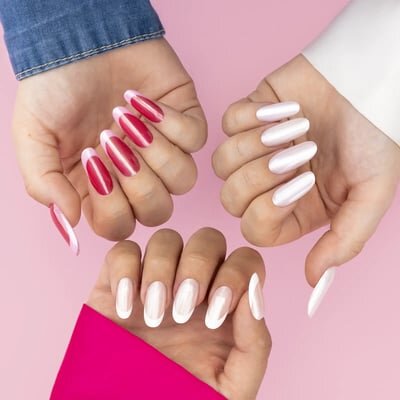 unghie glassate barbie